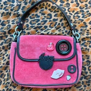 Juicy Couture Pink Embellished Shoulder Bag